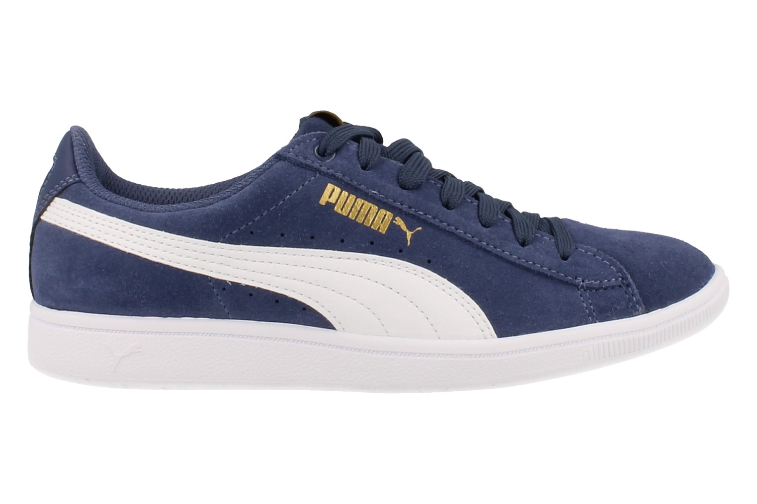 Puma Sneaker Laag Vikky Dames - Blauw Puma Sneaker Laag Vikky Dames - Blauw