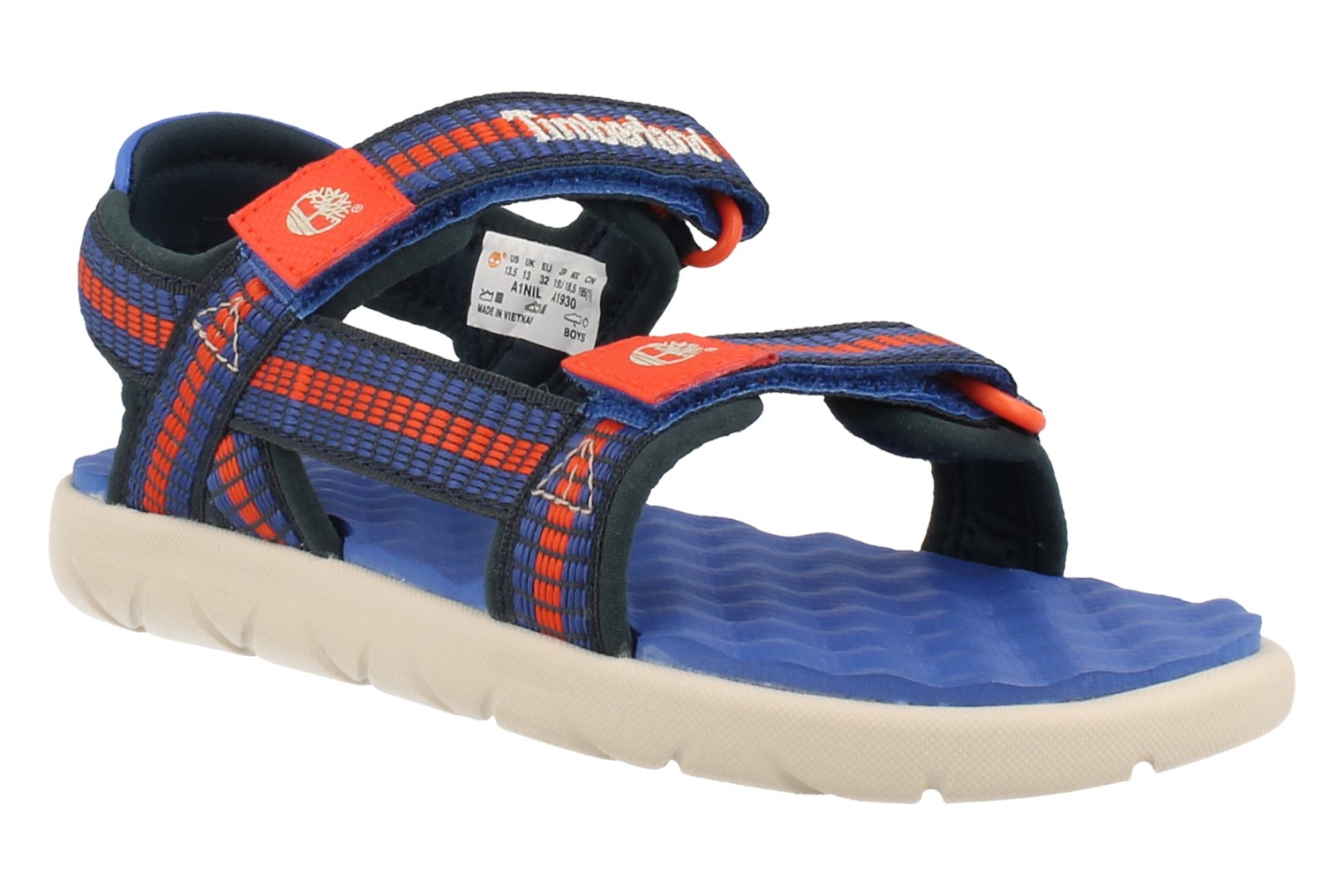 Webbing Blauwe Row Timberland Perkins Kopen Sandaal Youth Jongens 7gyYbf6v