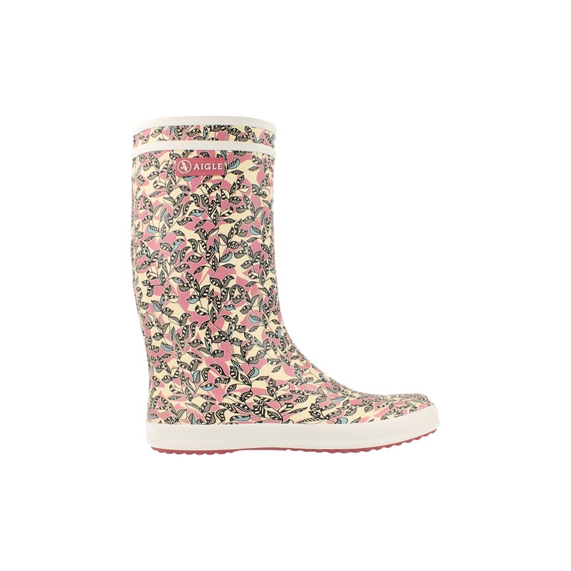 Aigle Regenlaars Rubber Lolly Pop Glit Meisjes - Roze