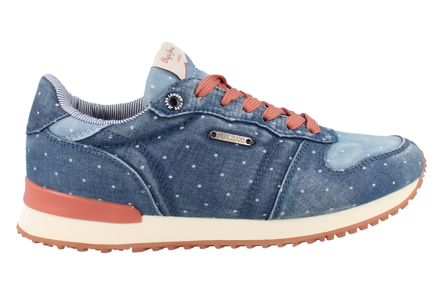 Patch Pepe Bij Jeans Veterschoen Blauwe Gable Kopen Dot Dames Berca 6qXSwO