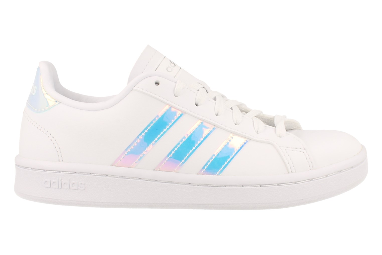 Adidas Veterschoen Dames Grand Court Wit Adidas Veterschoen Dames Grand Court Wit