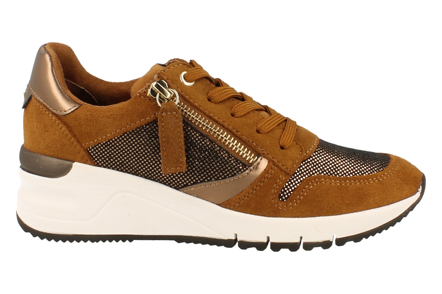 Cognac Tamaris Sneaker Laag Dames Trend Cognac kopen bij | Tamaris Sneakers cognac Maat 40